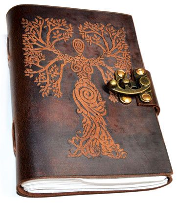 Tree Woman Leather Journal