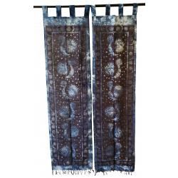 Celestial Blue - Curtain Pair (22x72)