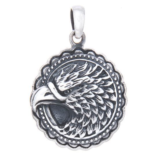 Sterling Silver Eagle Head - Pendant