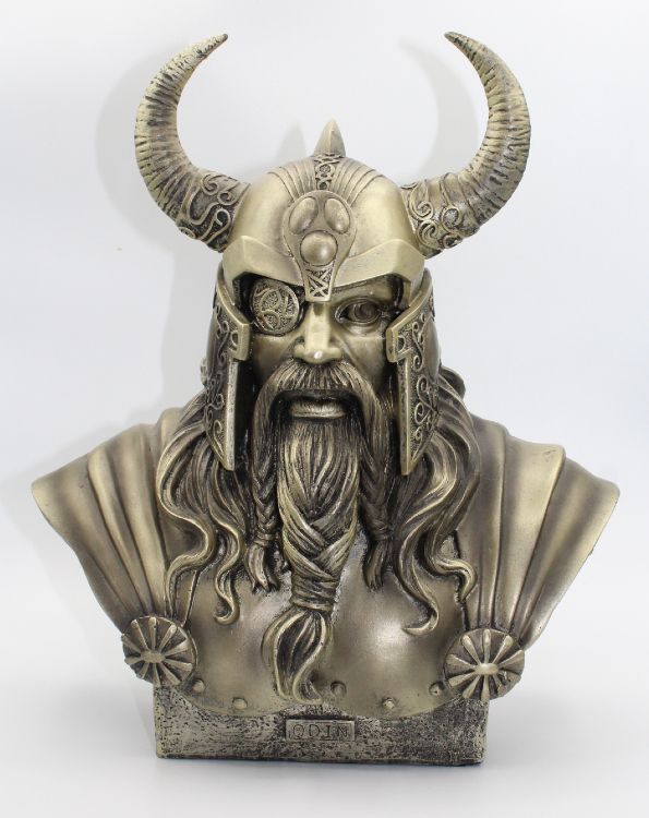 Odin Bust Statue (11")