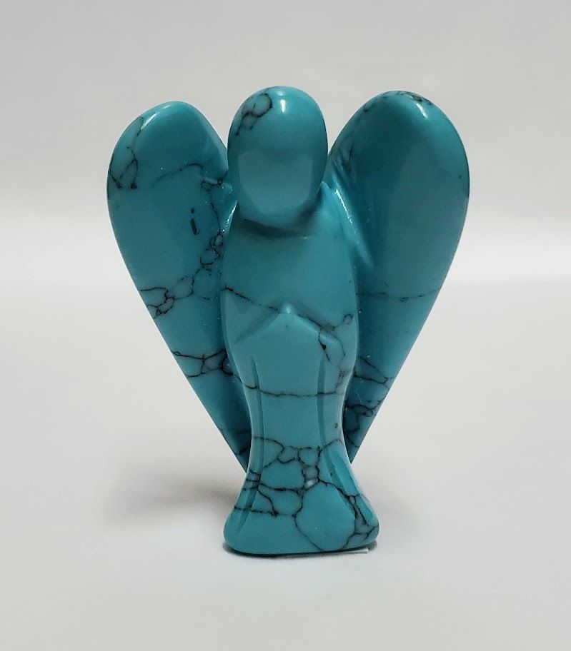 Blue Howlite Angel