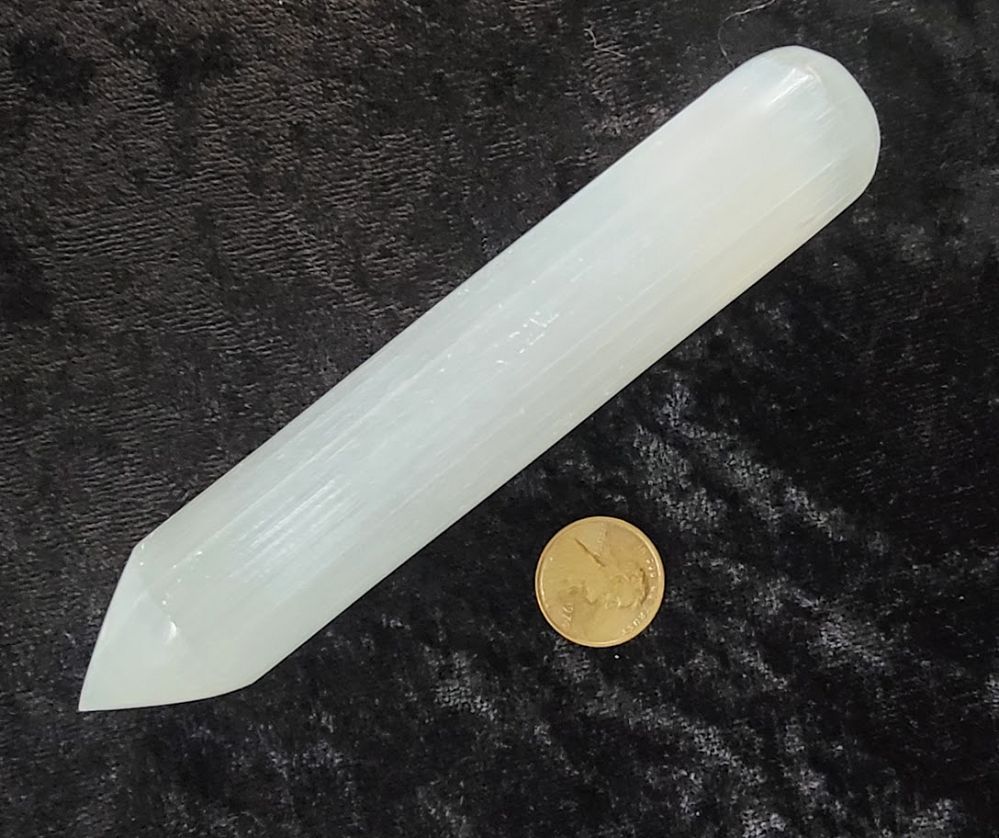 Selenite Massage Wand - Point