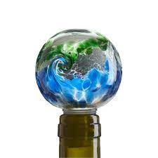 (4") Kitras Wine Stop - Blue & Green