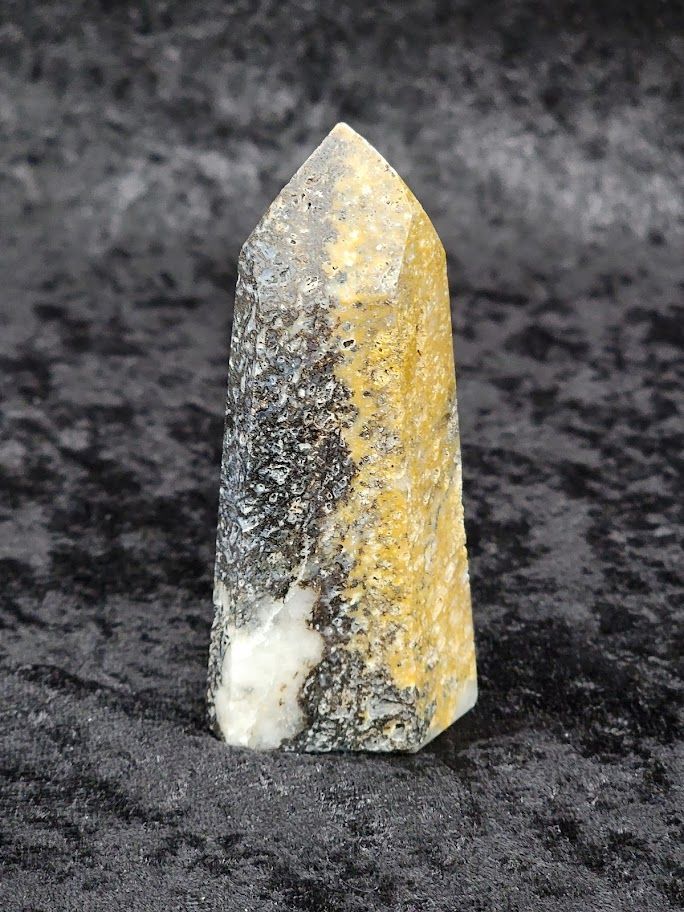 Mosaic Chalcedony Obelisk - Medium (3")