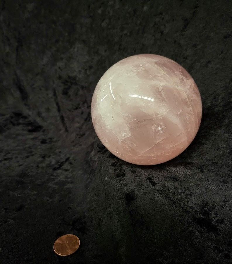 Rose Quartz Sphere - A Quality (1.351kg)