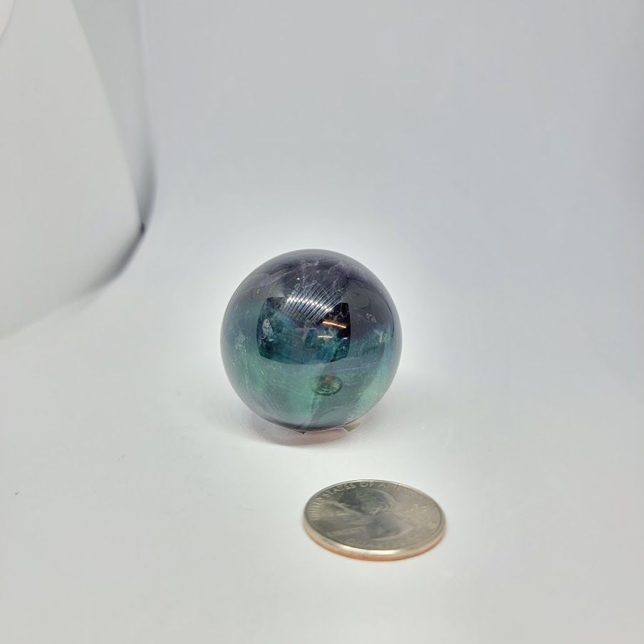 Rainbow Fluorite Sphere (40mm)