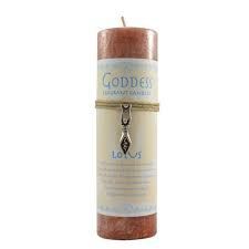 Goddess Lotus w/Pewter Pendant