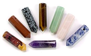 Gemstone Point Pendant drilled