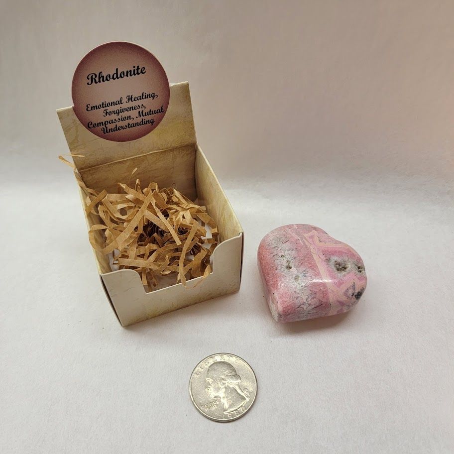 Rhodonite - Heart Gift Box
