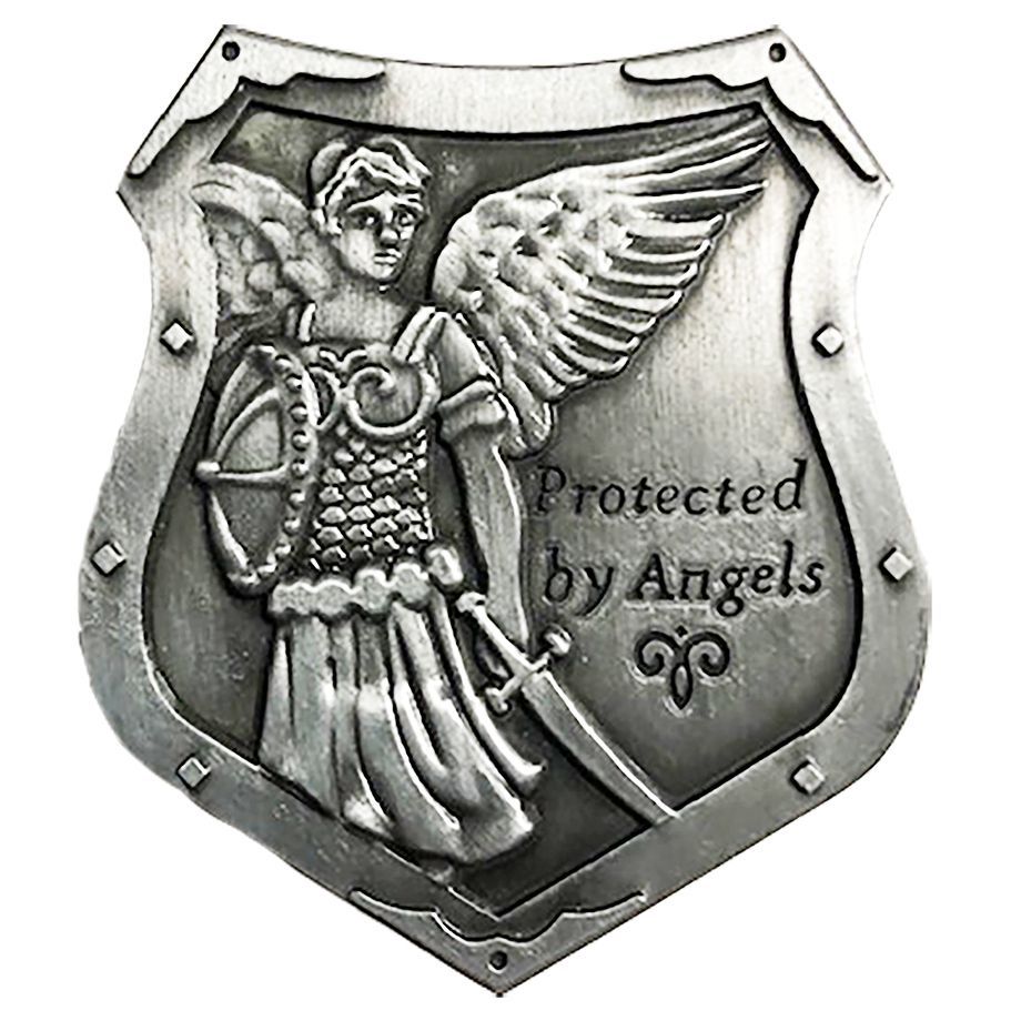 Visor Clip - St. Michael on Shield