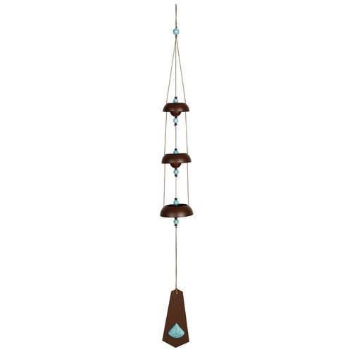 Woodstock Temple Bells w/ Turquoise Windchime
