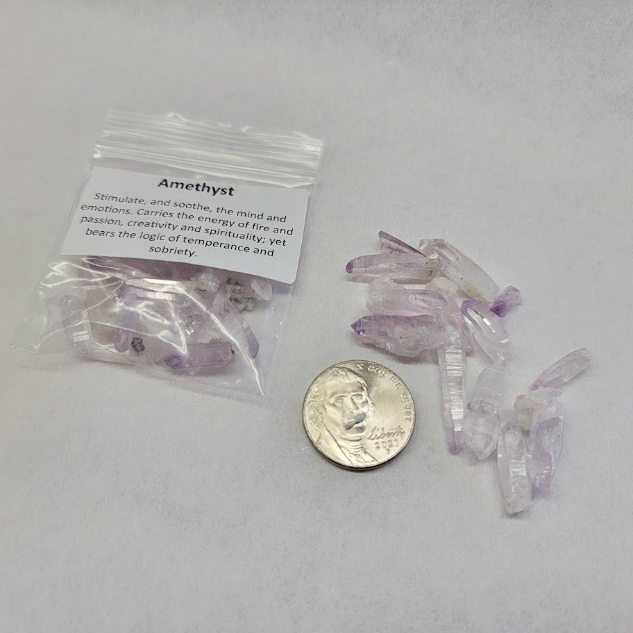Vera Cruz Amethyst Points (10g bag)
