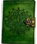 Green Tree of Life Leather w/l