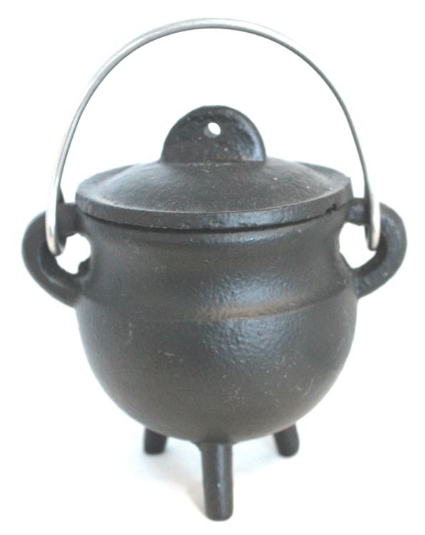 Cast Iron Cauldron - Black (3")