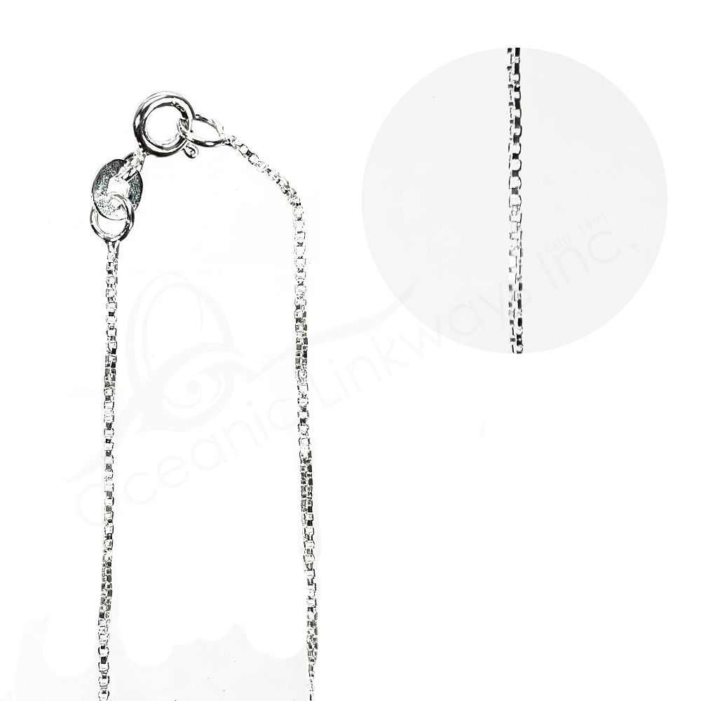 Sterling Silver Chain Box 24"