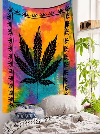 Tie Dye Cannabis - Tapestry (140x210cm)