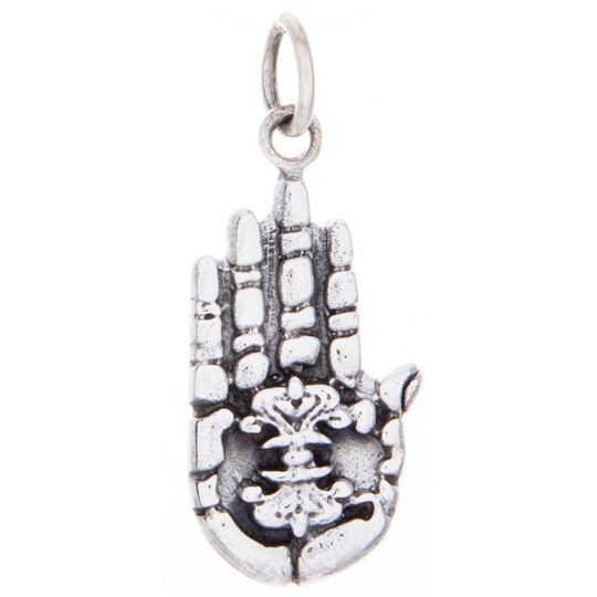 Sterling Silver Eastern Wisdom Hand - Pendant