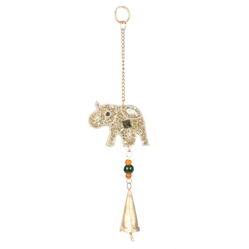 Mosaic Elephant Windchime