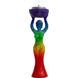Chakra Goddess - T-Light Holder