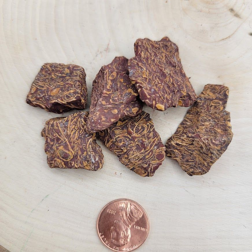 Calligraphy Jasper Rough XSm