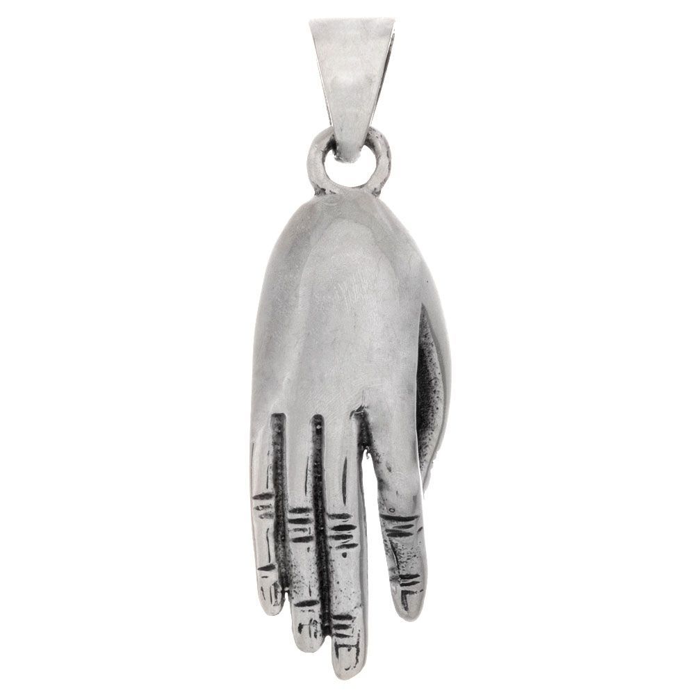 Sterling Silver Mudra Hand - Pendant