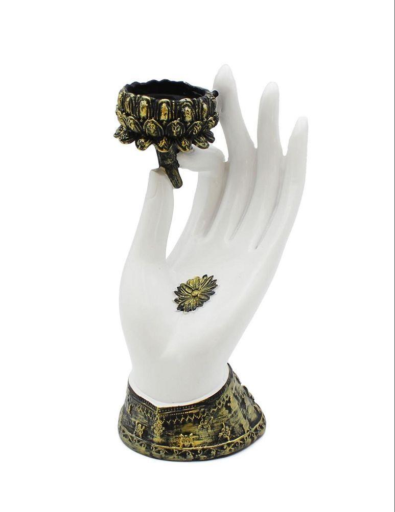 Mudra Lotus Candle Holder