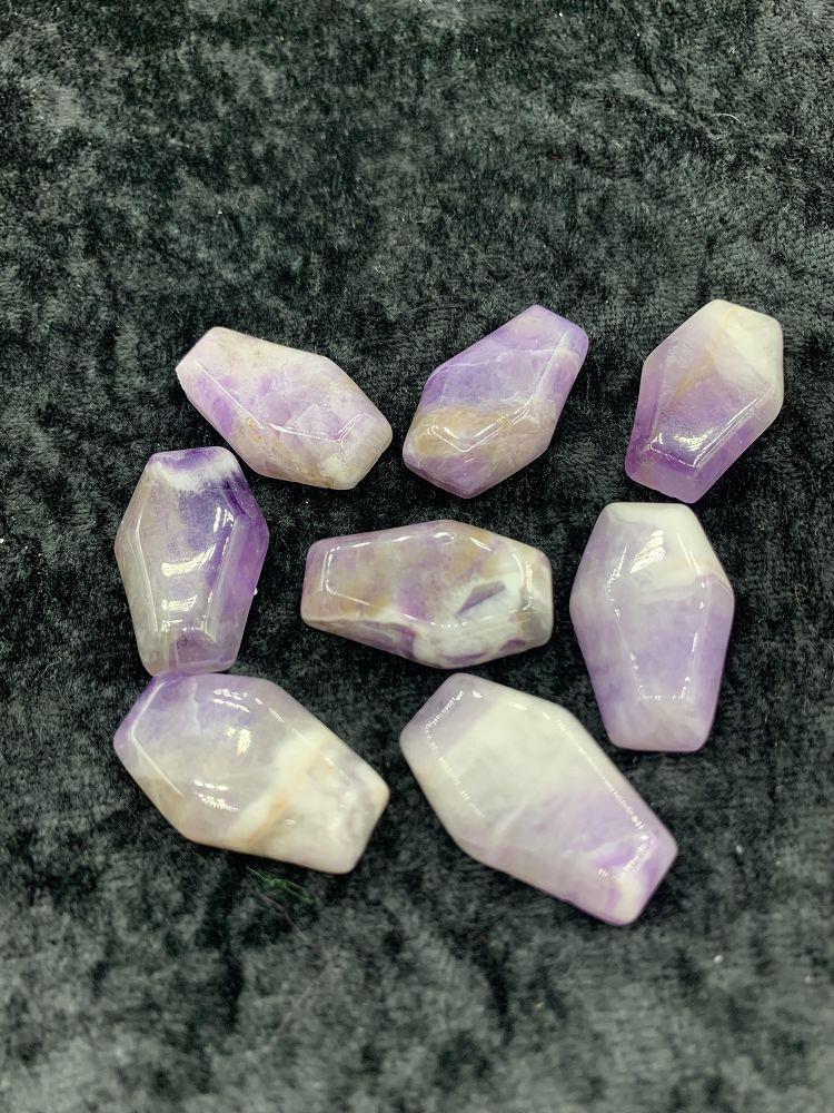 Amethyst Gemstone Coffin