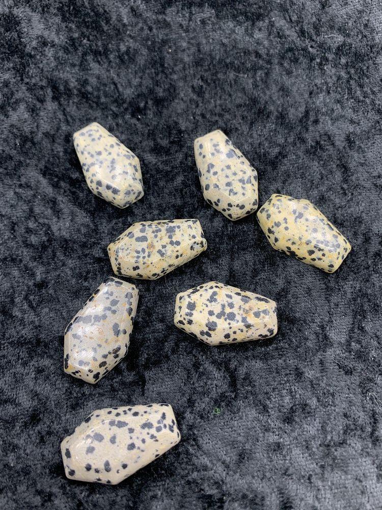 Dalmatian Jasper Gemstone Coffin