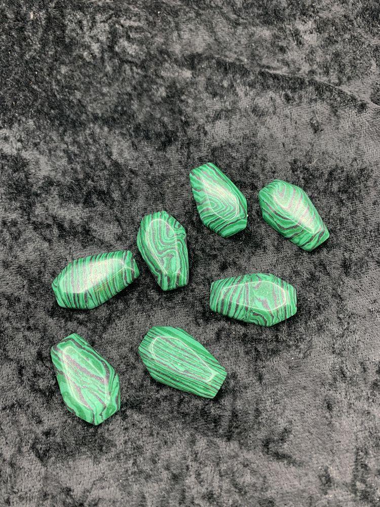 Malachite Gemstone Coffin