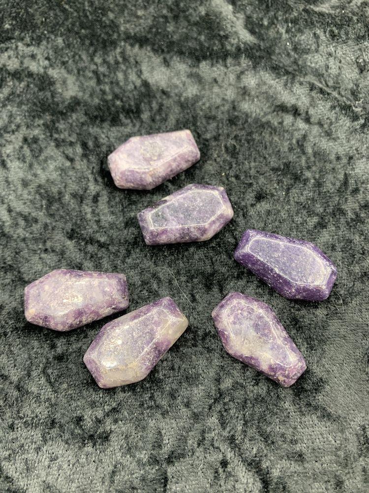 Purple Mica Gemstone Coffin