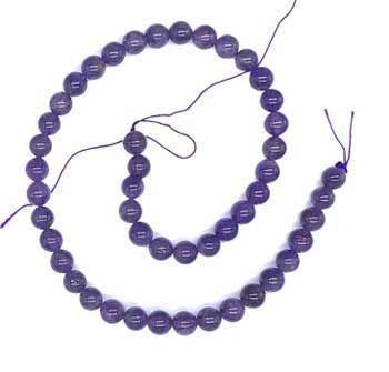 8mm Amethyst Beads 6pk