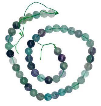 8mm Rainbow Fluorite Beads 6pk