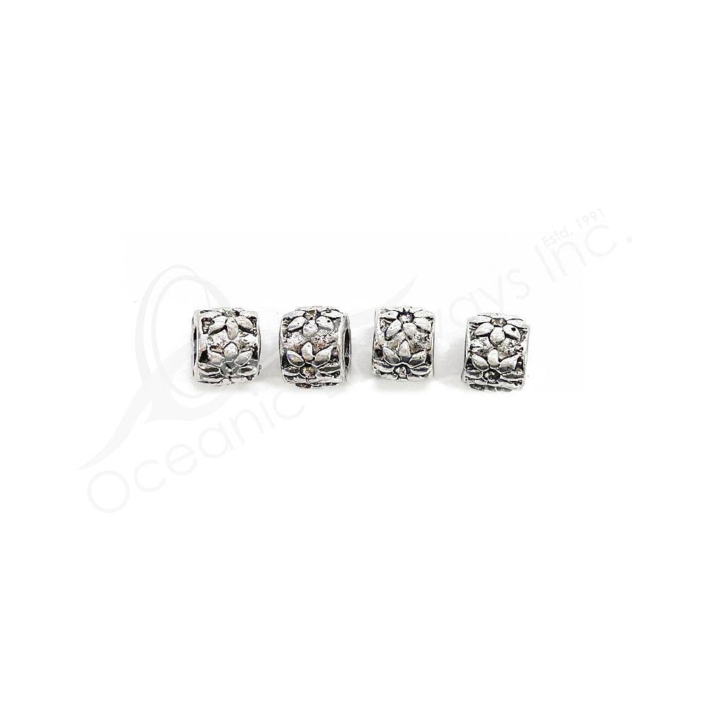 Flowers Embossed Bead
