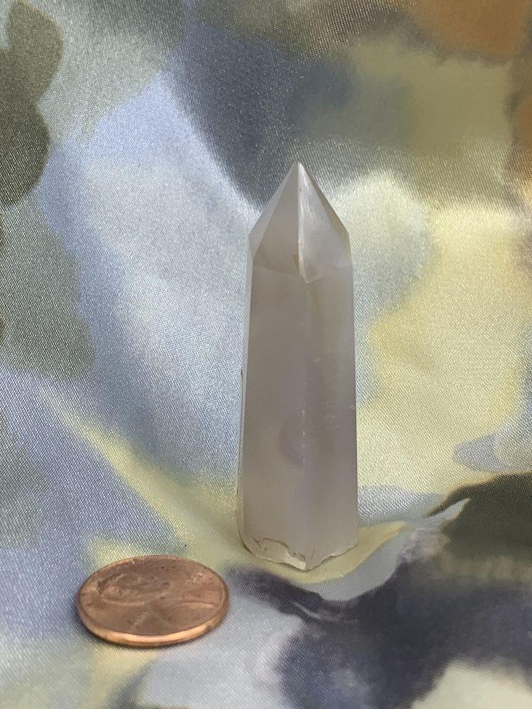 Flower Agate Obelisk - Small