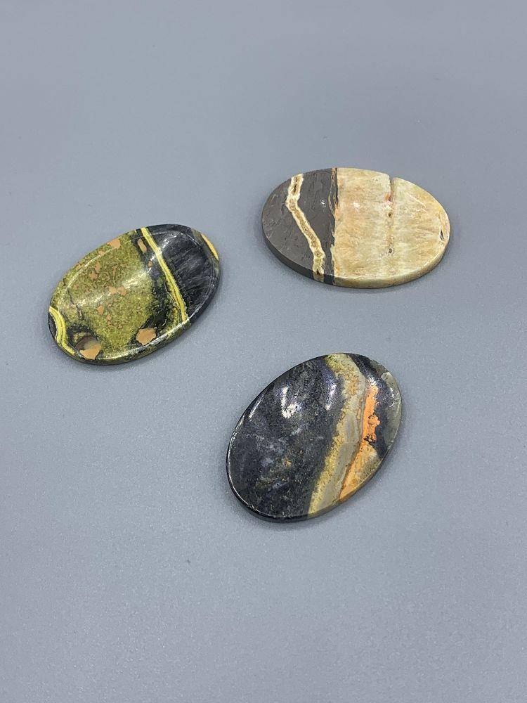 Bumble Bee Jasper - Worry Stone