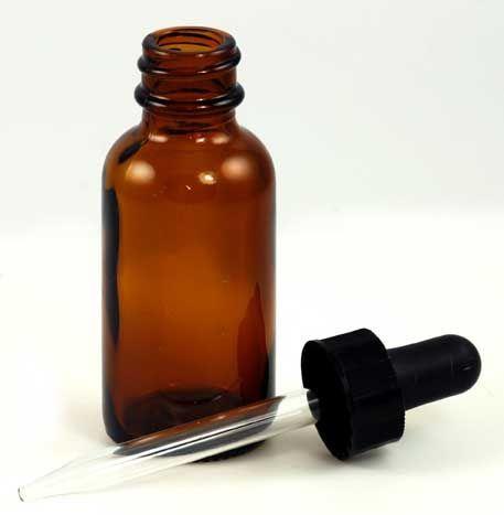 Amber Bottle W/ Dropper (1oz)
