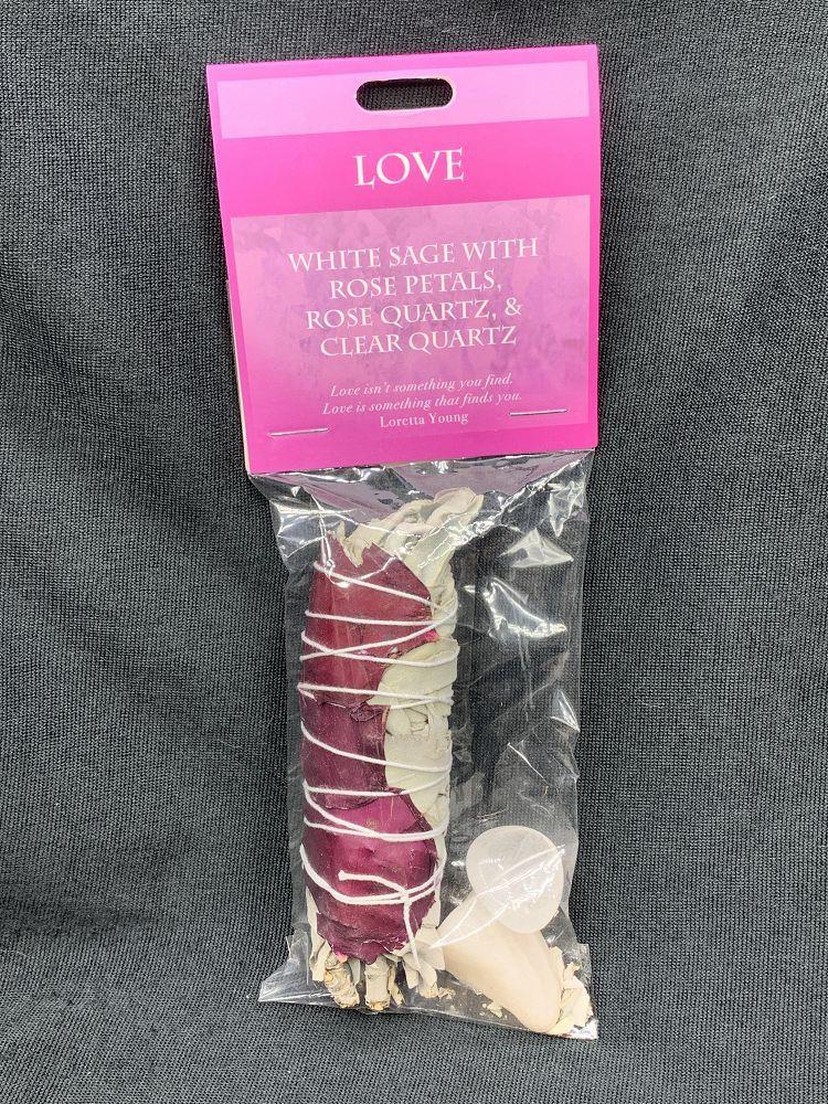 Love - Sage & Gemstone Set