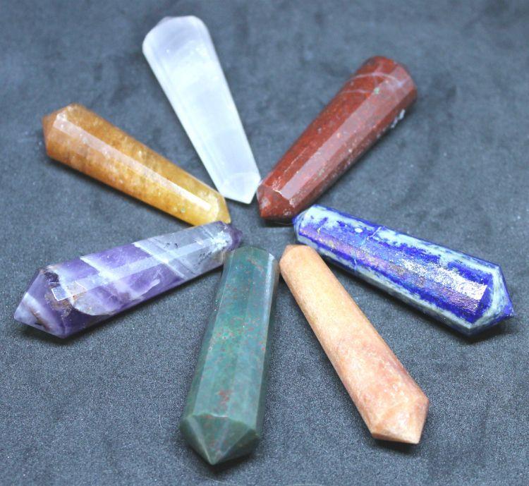 Mini Gemstone Wand Vogel