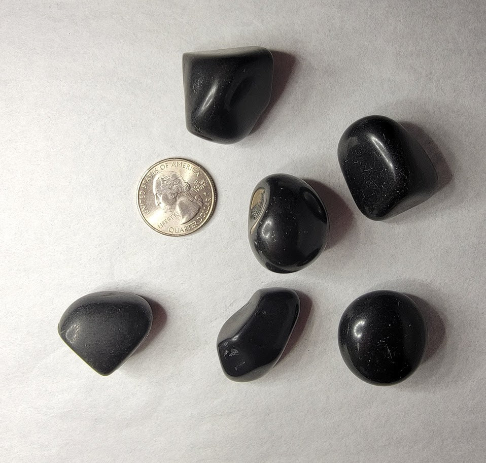 Tourmaline Black - Tumbled