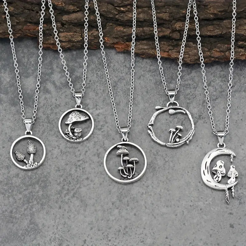 Mushroom - Assorted Necklace