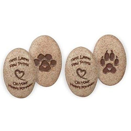 Paw Print Stone (3")