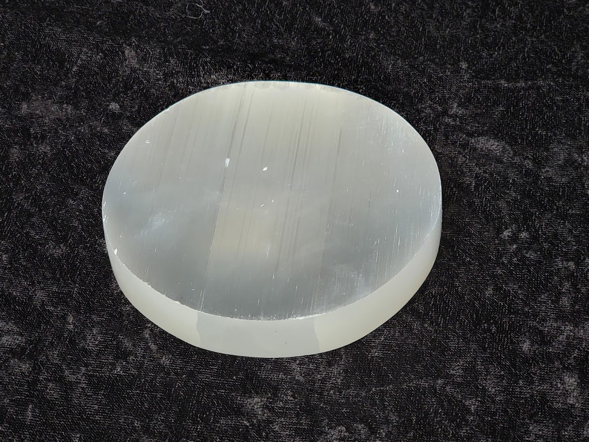 Selenite Plate - Circle