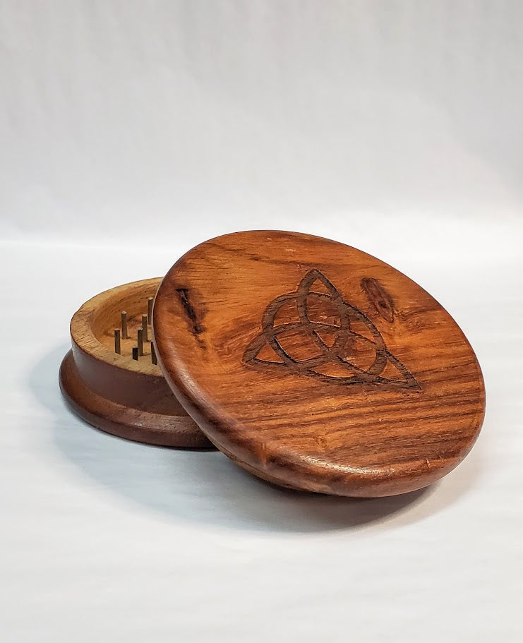 Triquetra Wooden Herb Grinder