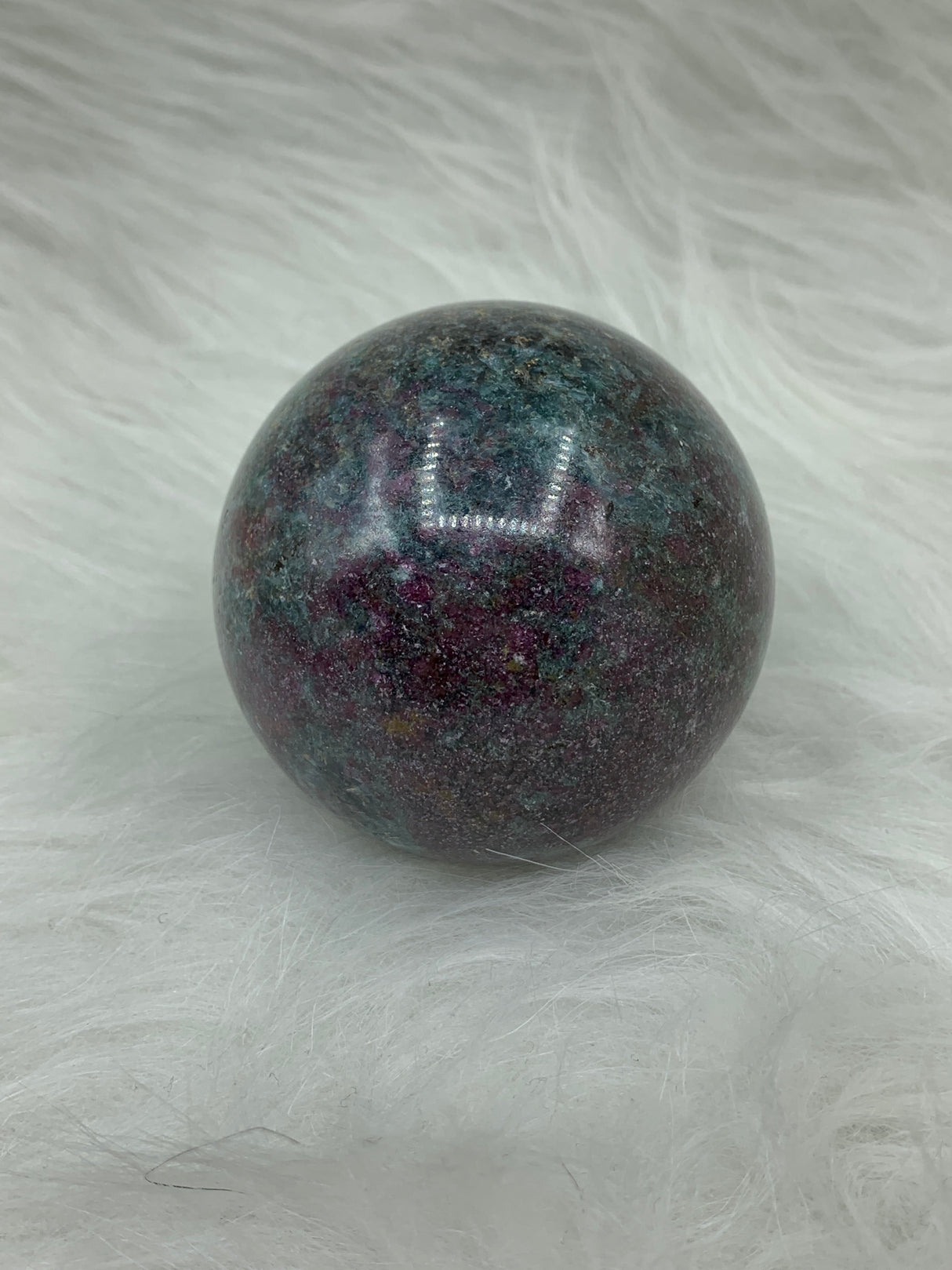 Ruby Kyanite Sphere