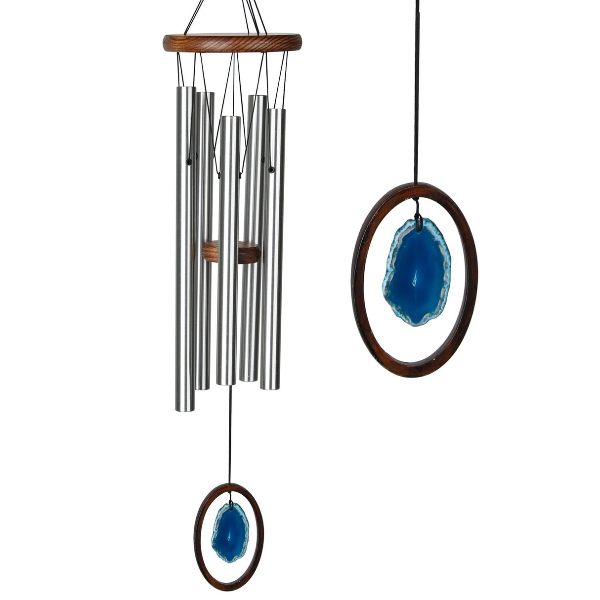 Large Blue Agate Wind Chime