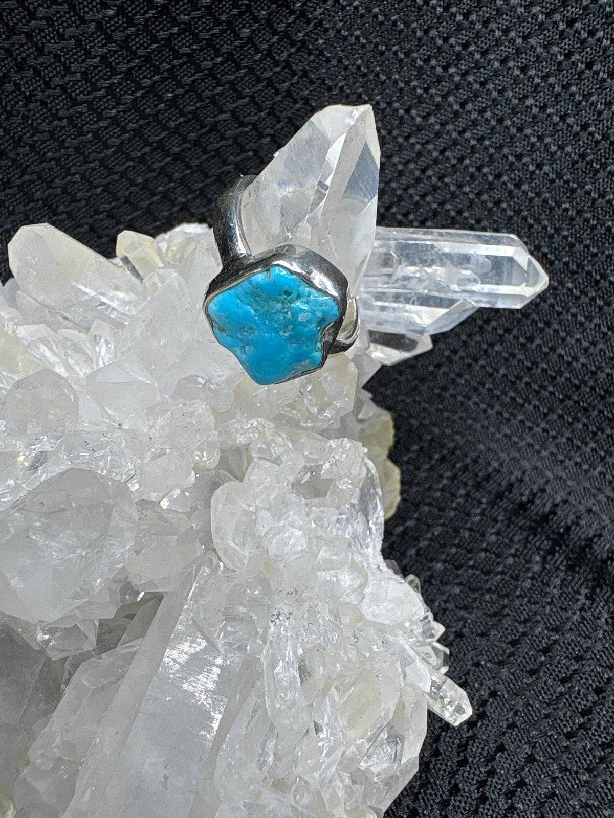 Sterling Silver Arizona Turquoise Ring - Assorted Size