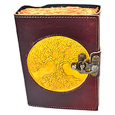 Tree of Life Aged Leather Journal
