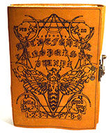 Moth Ouija Leather Journal