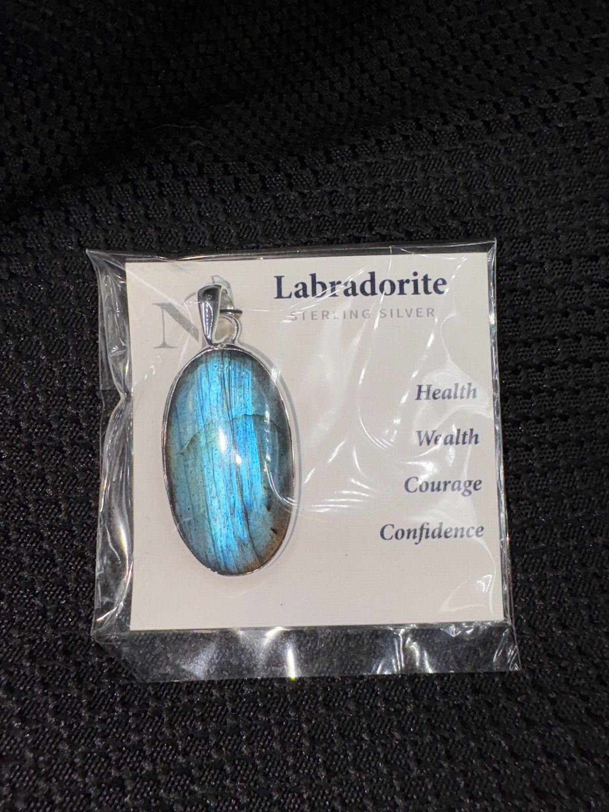 Sterling Silver Labradorite Oval - Pendant