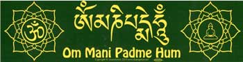 Om Mani Padme Hum - Bumper Sticker